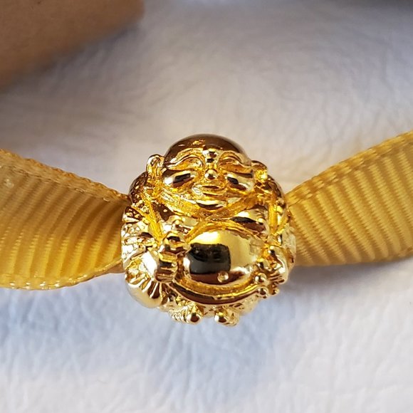 OHM BEADS Golden Budai Bead - Limited Edition - Picture 1 of 10